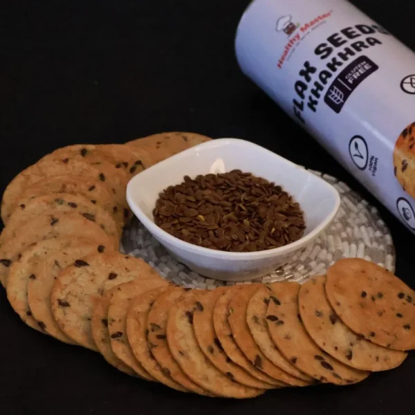 Roasted Khakhra - With Flax Seeds & Coin Sized - Image 3