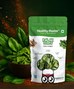 Palak & Blackgram (Urad) Chips - Light and Crispy (Spice Magic)